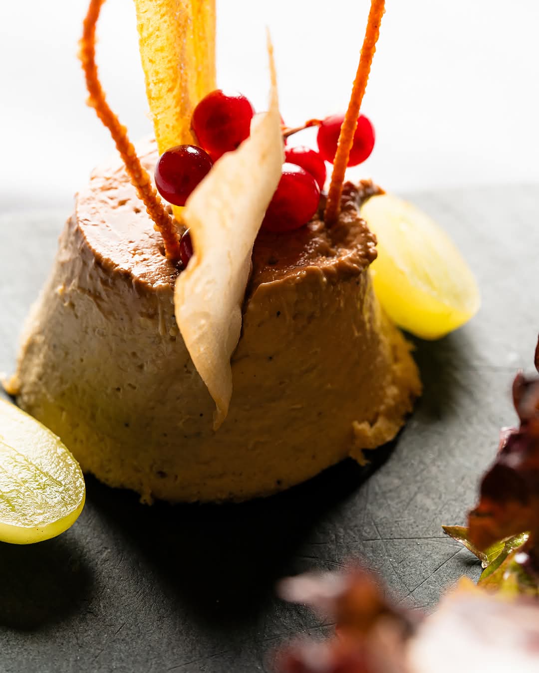 Mousse amb fruits vermells