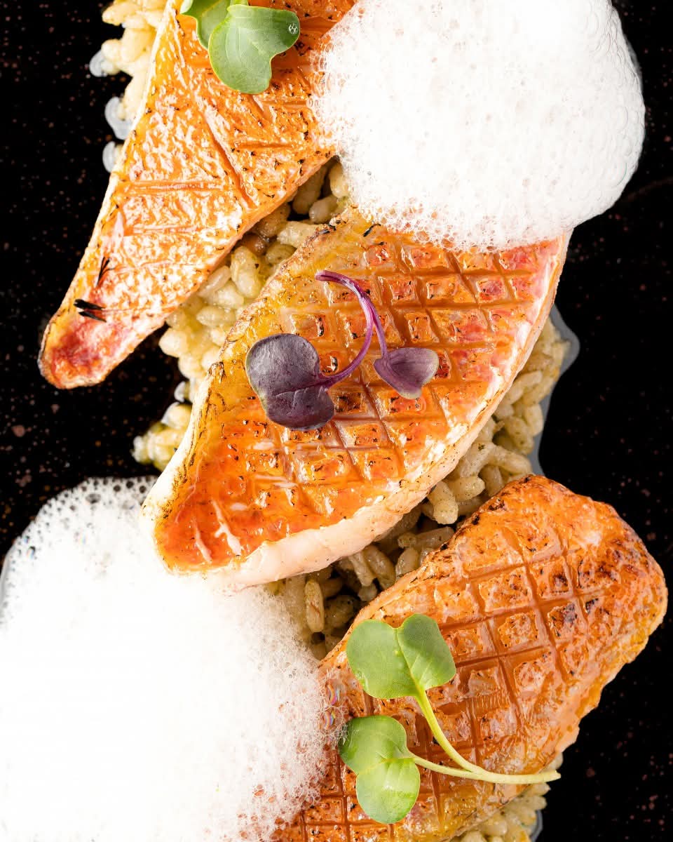 Arròs cremós amb moll